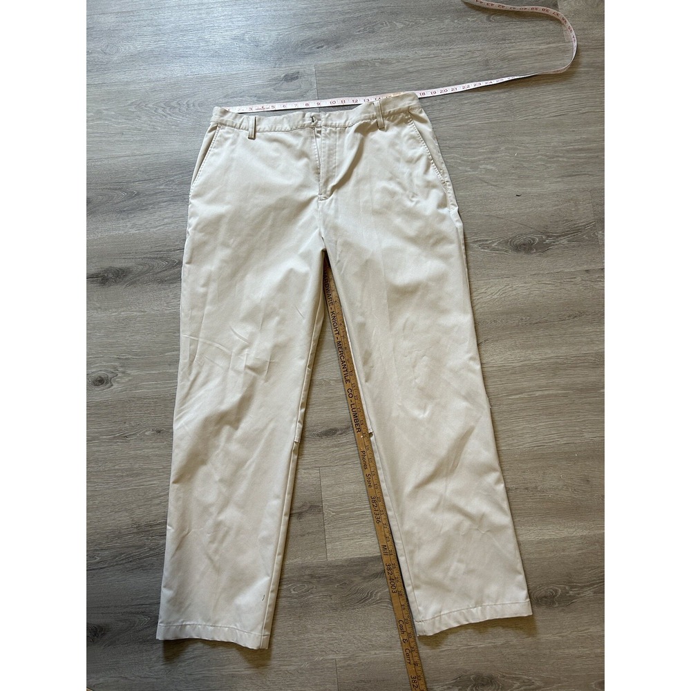 ADIDAS Climacool Mens Size 36x34 Lightweight Golf Performance Vented Pants Beige